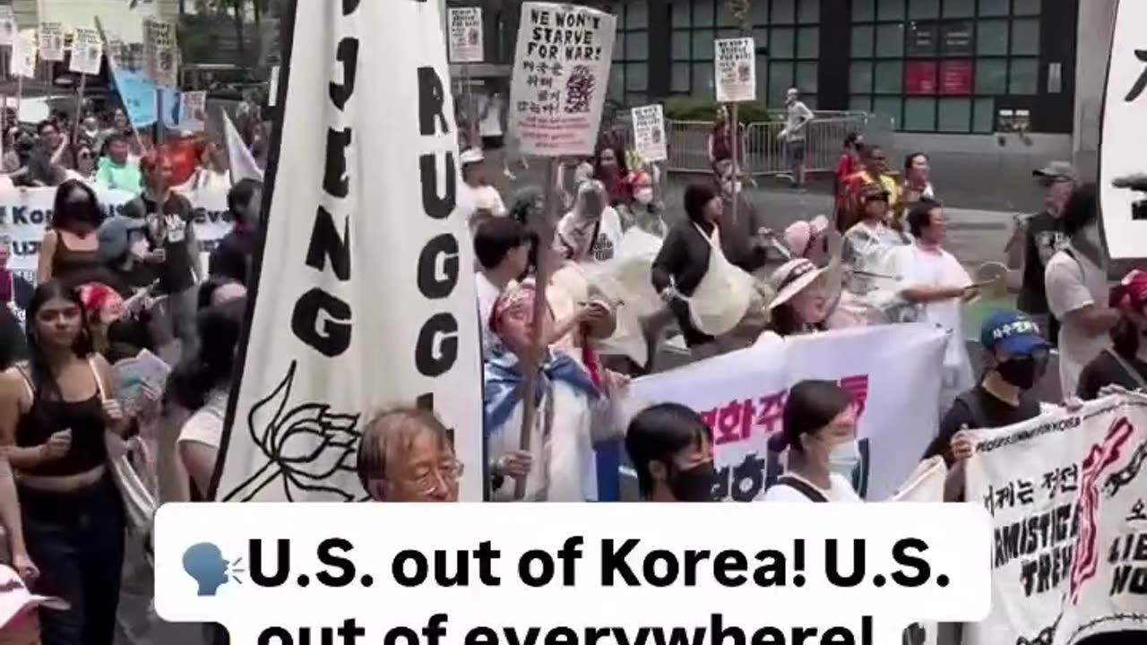 End the US imperial occupation of Korea.