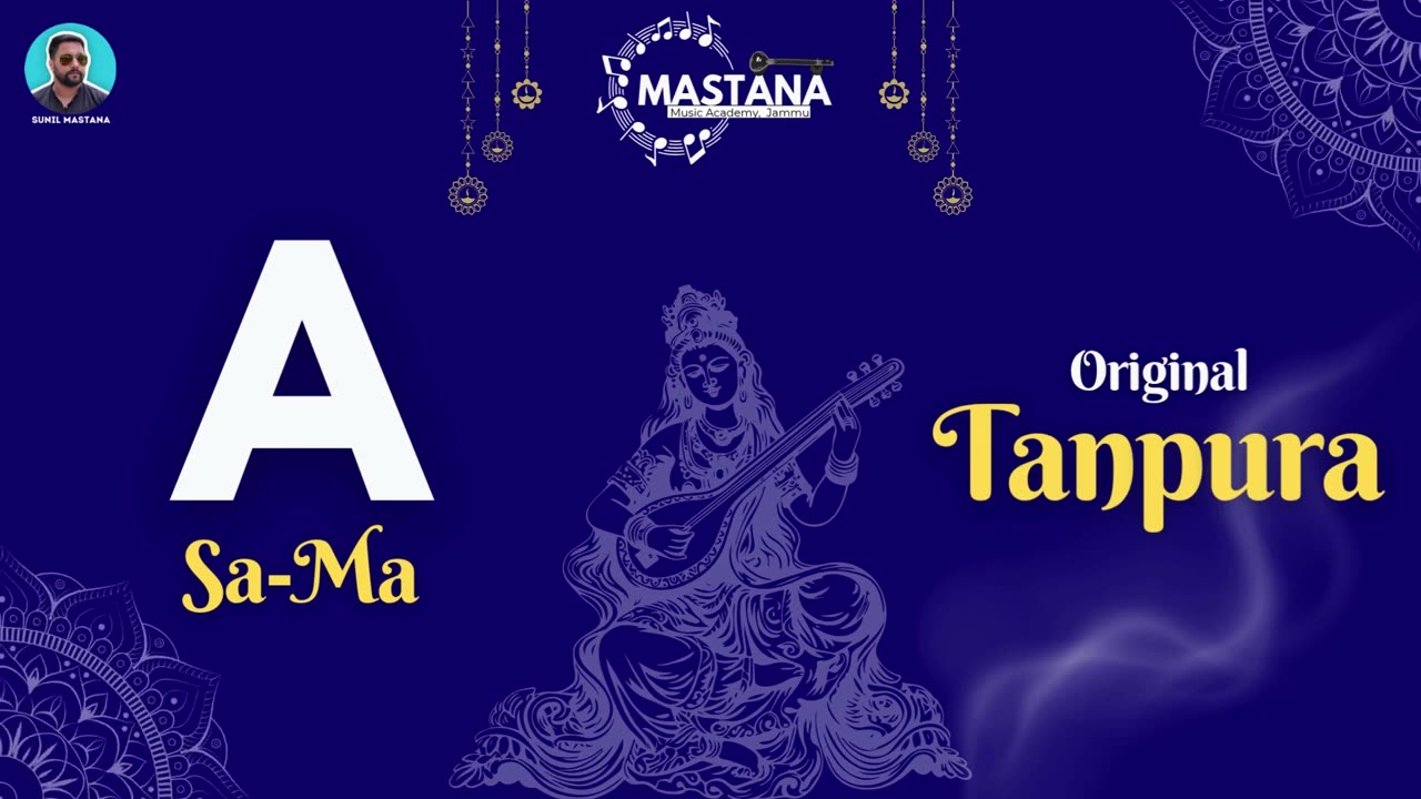 🎵 Tanpura A Scale (Sa-Ma Samvad) – Premium Stereo Drone for Singing, Riyaz & Meditation