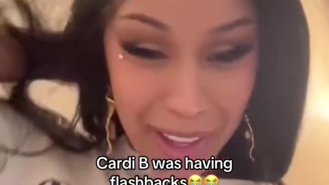 Cardi B trying to make offset angry by saying she’s having flashbacks of her and Stefon diggs