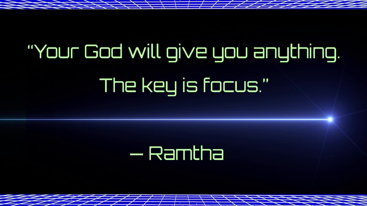 The Key is Focus
