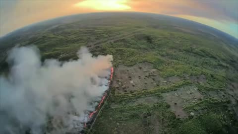 Vast Munitions Depot in Russia's Amur Region Burning to the Ground