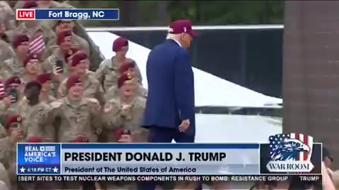 Trump Does the YMCA Dance at Fort Bragg — Warfighters Go Wild! 🇺🇸