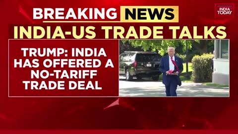 US President Donald Trump: India Offered Zero-Tariff Trade Deal For US Goods | India Today