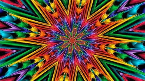 Singing Bowls Meditation With Kaleidoscopic Animation (5 Minutes) - Jedi Shaman