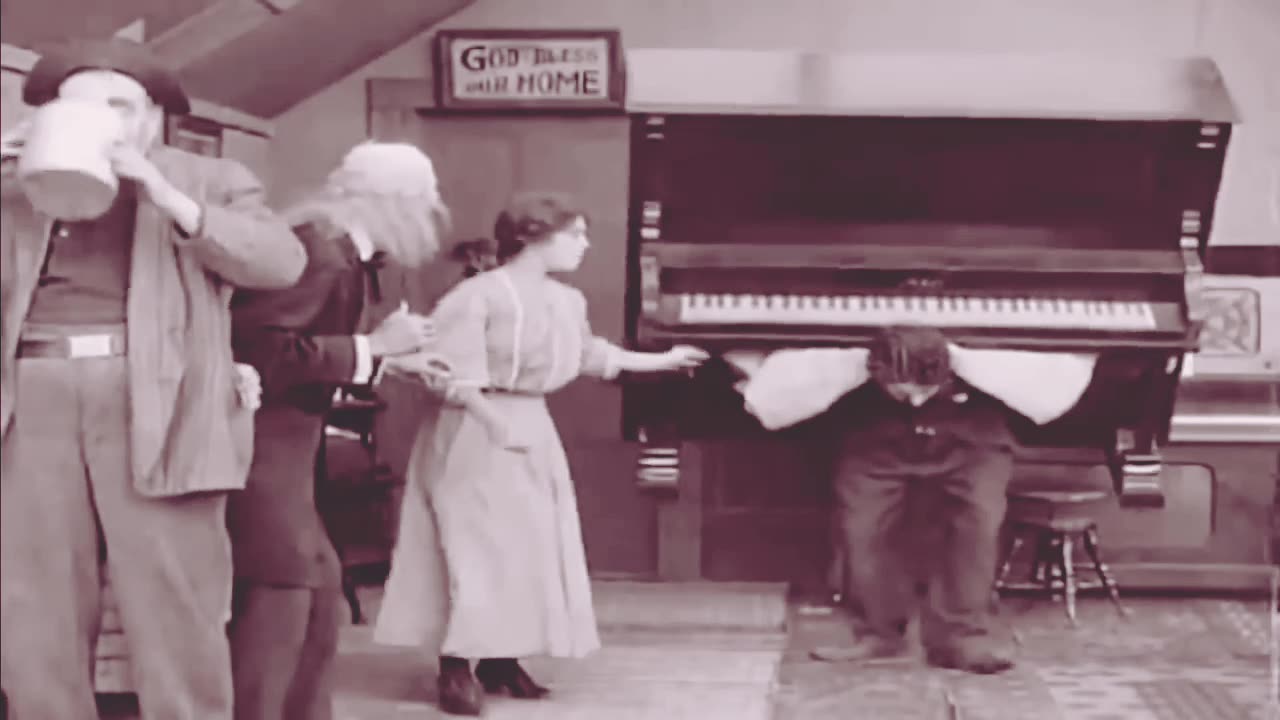 Charlie Chaplin- Piano Delivery- 1914 Ultra High Definition