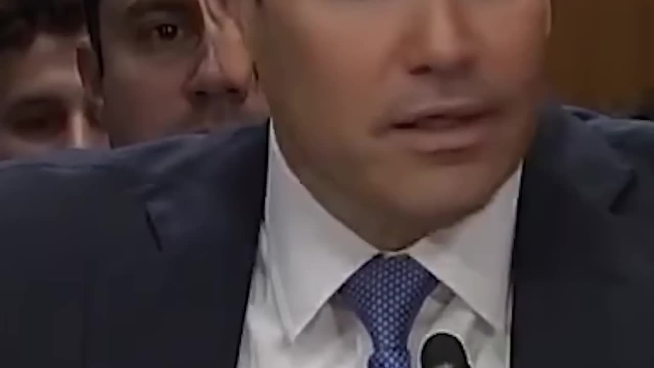Secretary Rubio TORCHES Senator Chris Van Hollen during hearing