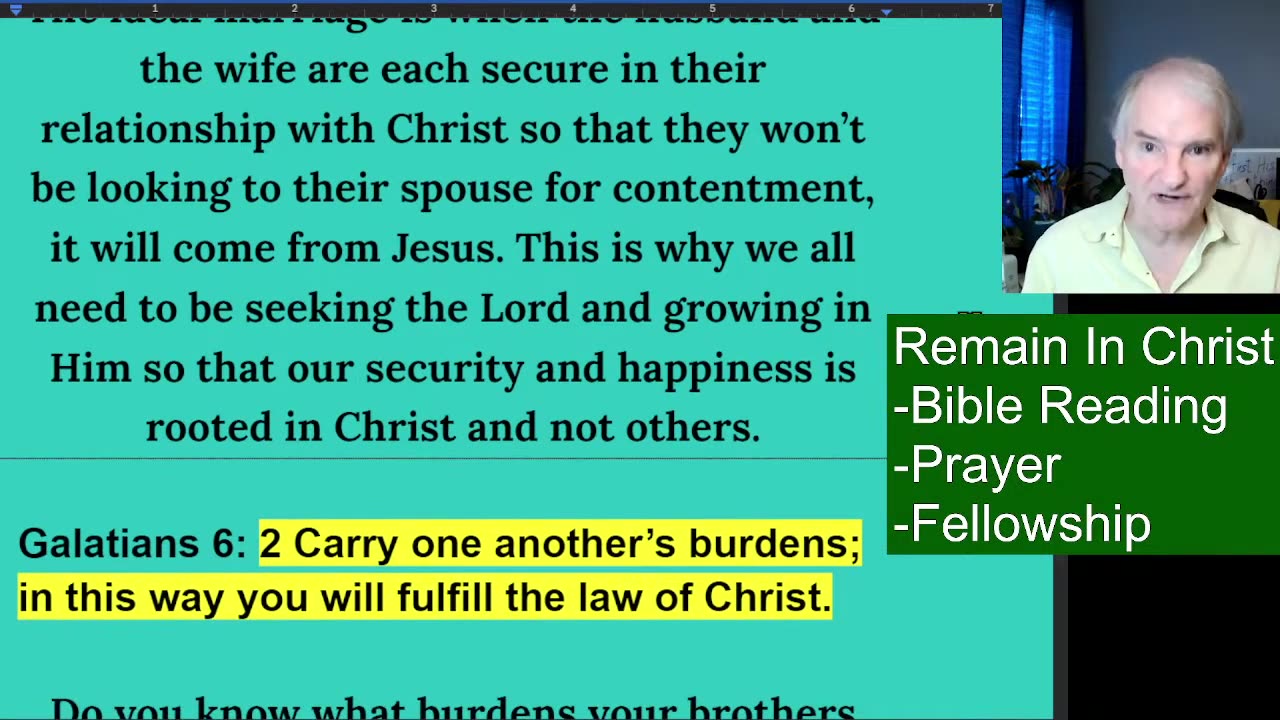 Building on the Rock that is Christ, part 5