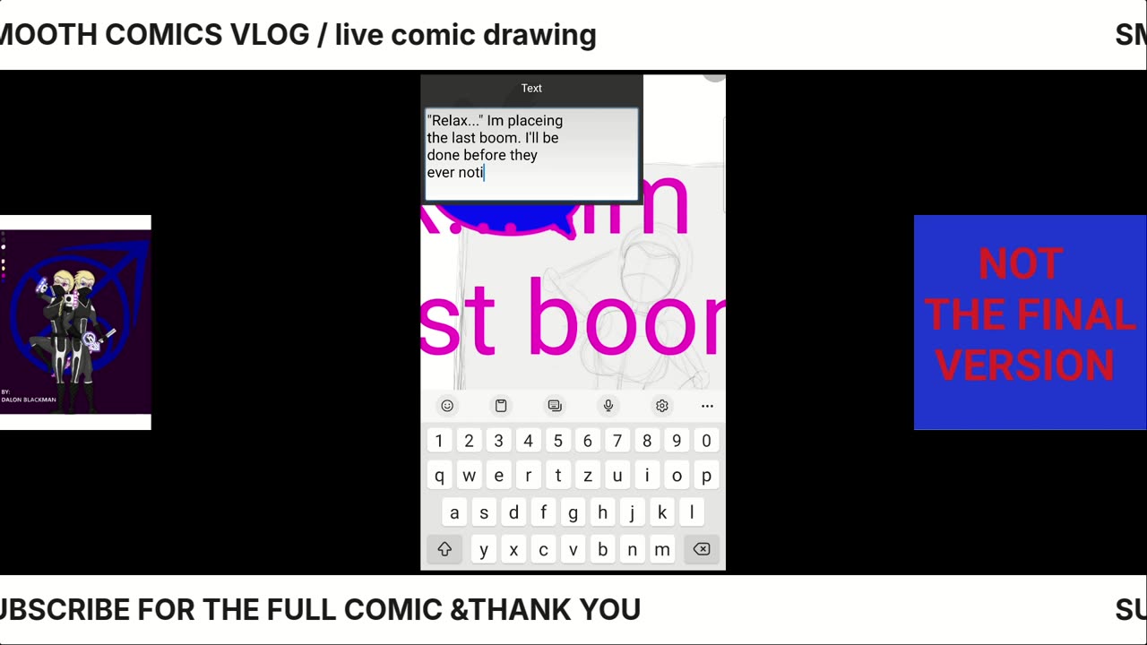 LIVE COMIC BOOK DRAWING