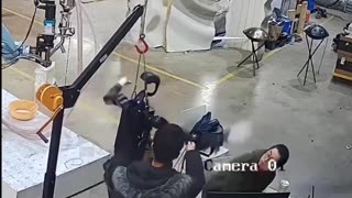 Humanoid robot goes off during training
