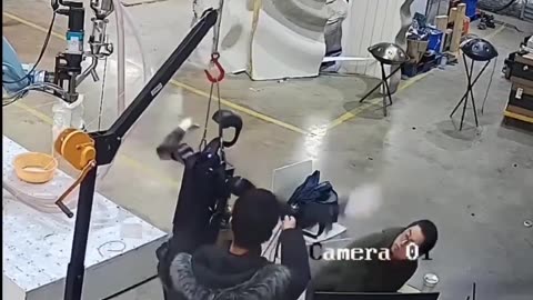 Humanoid robot goes off during training
