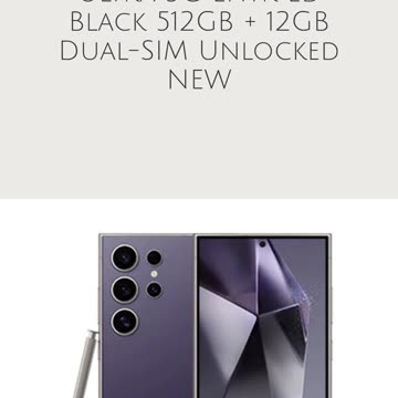 🔥 Samsung Galaxy S24 Ultra 5G - 512GB + 12GB RAM | Dual-SIM | Unlocked | NEW 🔥