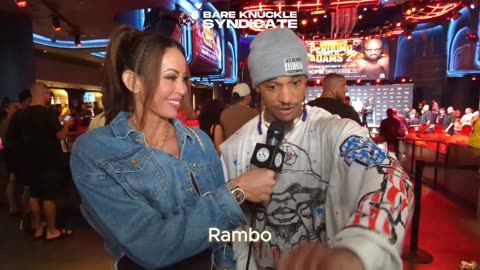 Rambo Interview at BKFC 80 | Bare Knuckle Boxing