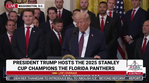 WATCH: President Trump Details the Florida Panthers Historic Championship Run - 01/15/26