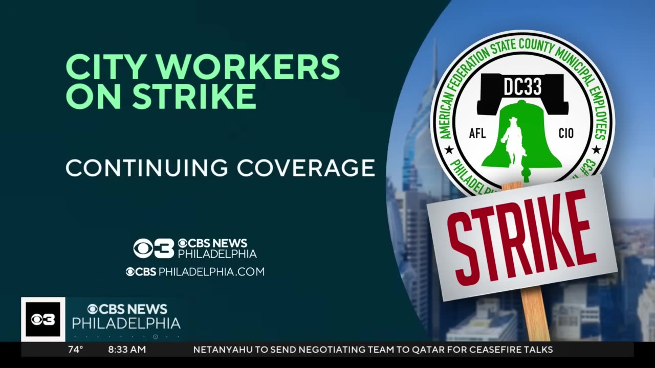 District Council 33 strike enters day 6 as trash continues to pile up in Philadelphia |sunmax966