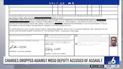 Miami-Dade deputy who allegedly punched a "woman" he brought home after realizing she had a pen*s