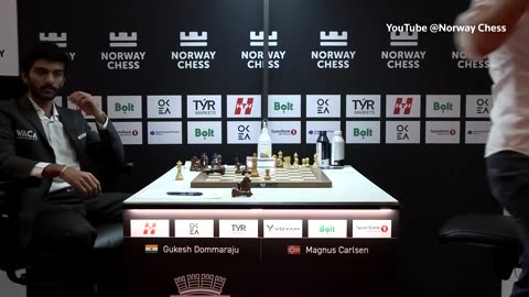Chess grandmaster Carlsen slams table in defeat at Norway tournament