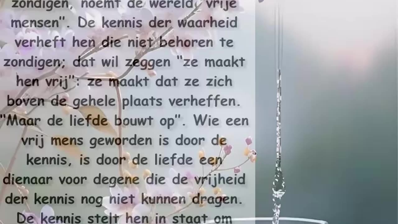 Wie de kennis der Waarheid bezit