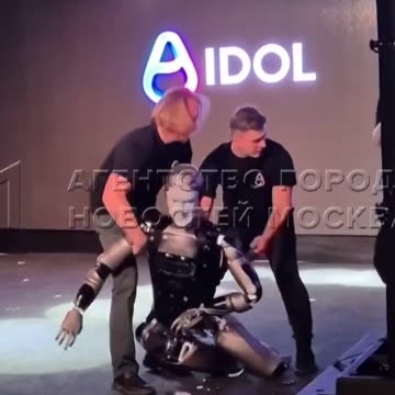 Russia Unveil Humanoid Robot-Faceplant on Stage 😇