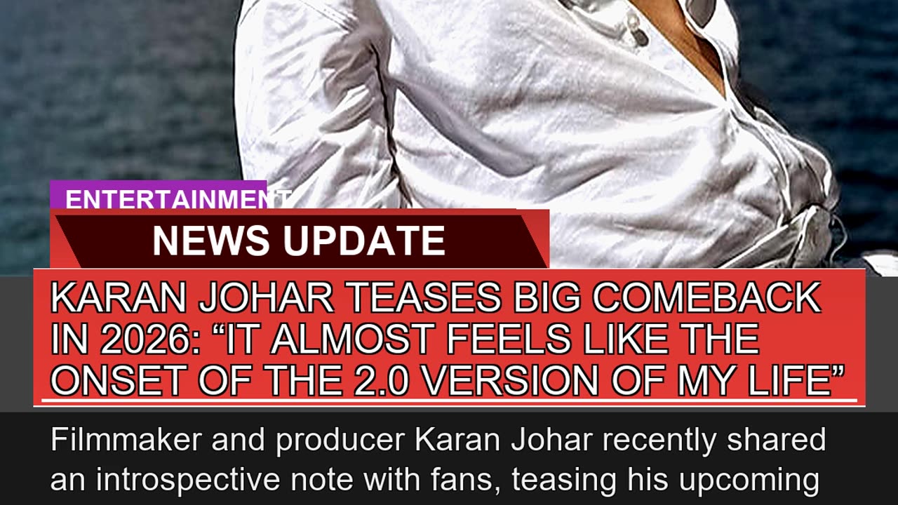 Karan Johar Teases Big Comeback in it Almos