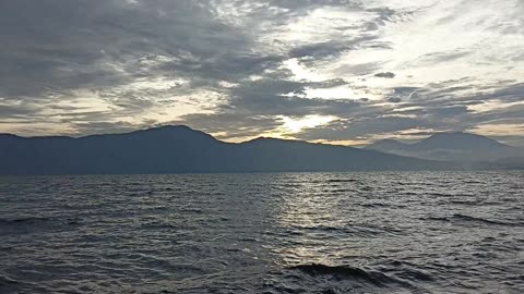 Waiting and Witnessing the Sunset at Lake Singkarak West Sumatra Indonesia Part 7
