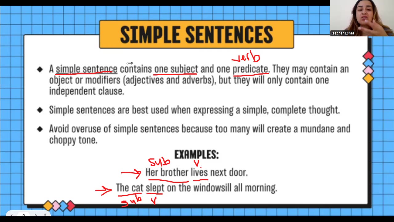 Simple sentence