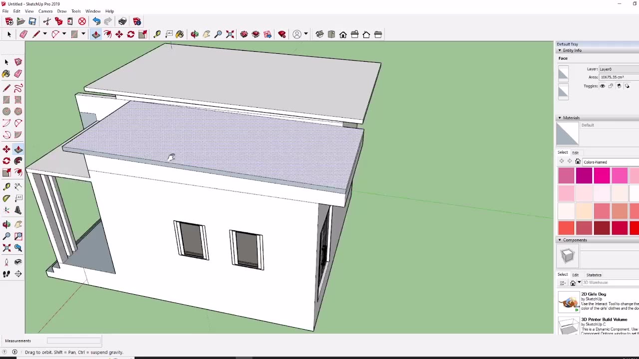 tutorial design house size 6 x 6 meters 35
