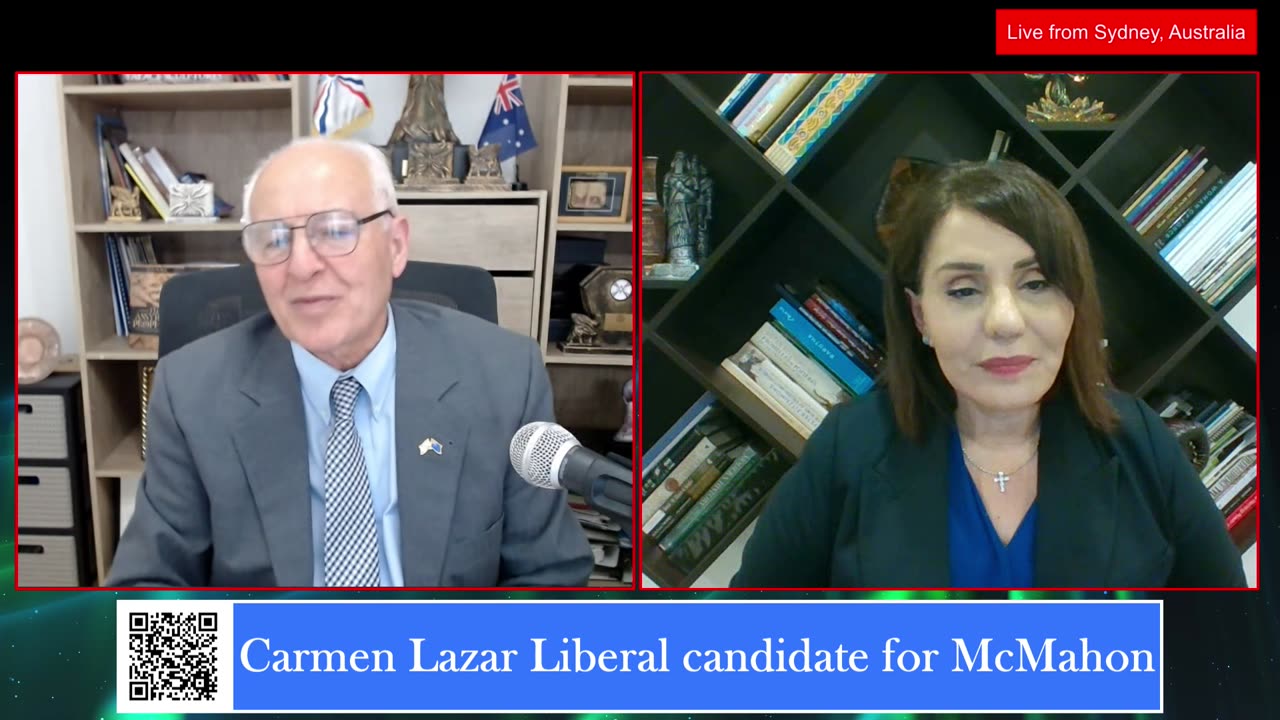 Carmen Lazar Liberal candidate for McMahon. Exclusively on Cinemond Production