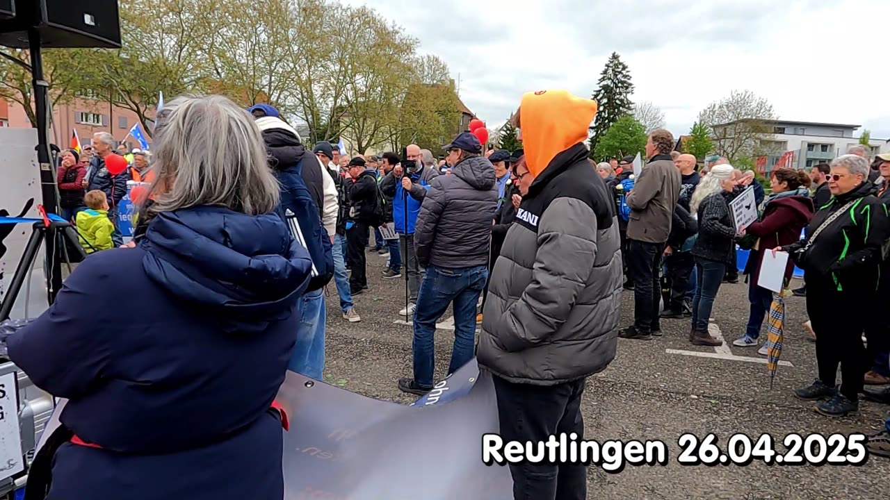 💥 Start des Demo-Umzugs in Reutlingen 💥 26.04.2025 💥