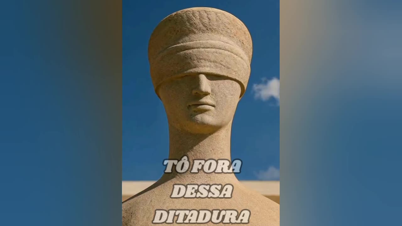 DEPOIS DAS IMAGENS DA INTIMAÇÃO DO BOLSONARO NA UTI RODAR O MUNDO NEM A ESTÁTUA QUIZ PARTICIPAR DA DITADURA DO JUDICIÁRIO. TÔ FORA❗