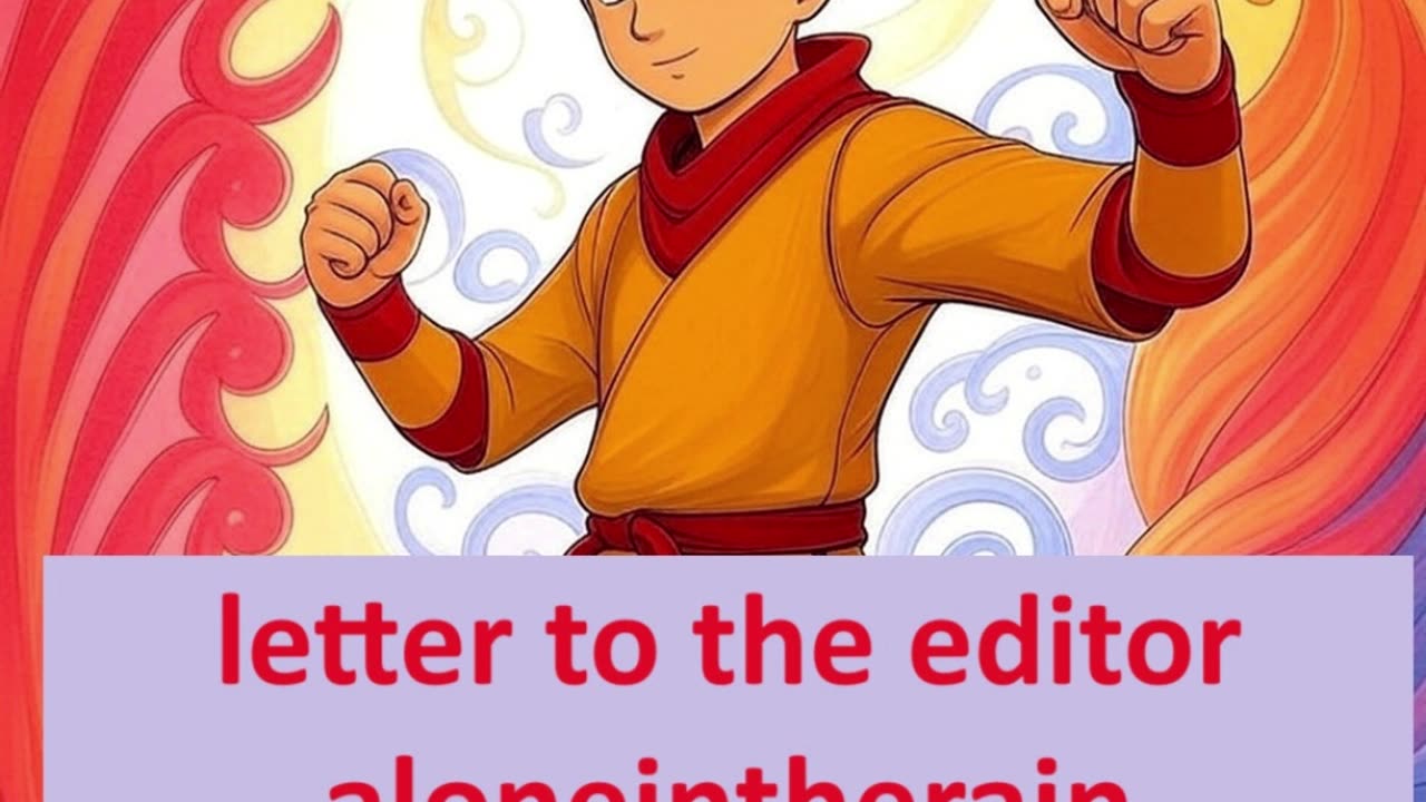 fanfiction-avatar the last airbender:letter to the editor by aloneintherain
