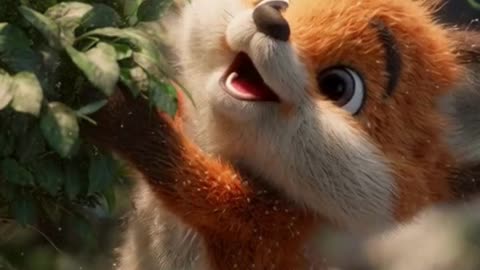 बहादुर लोमड़ी का बच्चा