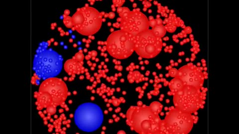 Red vs Blue Balls Game _ Real-time Motion Simulation