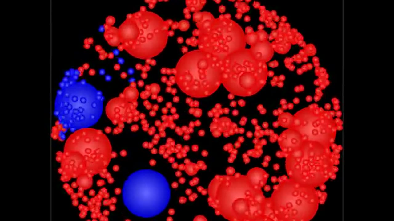 Red vs Blue Balls Game _ Real-time Motion Simulation