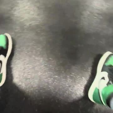 My Green Air Jordans For A Workout