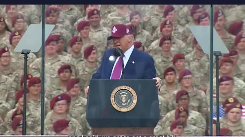 POTUS on the One, Big, Beautiful Bill.