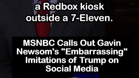 MSNBC Slams Newsom’s Anti-Trump Trolling as "Embarrassing"