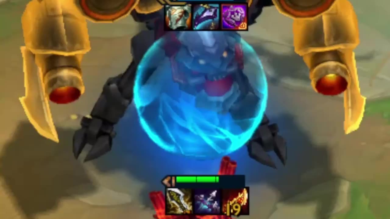 3-star Cho'gath ⭐⭐⭐ UNKILLABLE monster 30,000 damage INNERVATING LOCKET #롤체 #tft #teamfighttactics