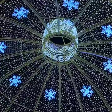 New Year's Moscow mosaic