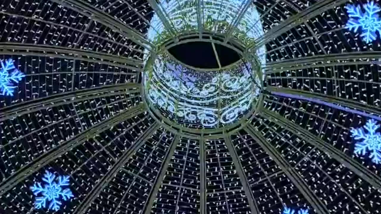 New Year's Moscow mosaic