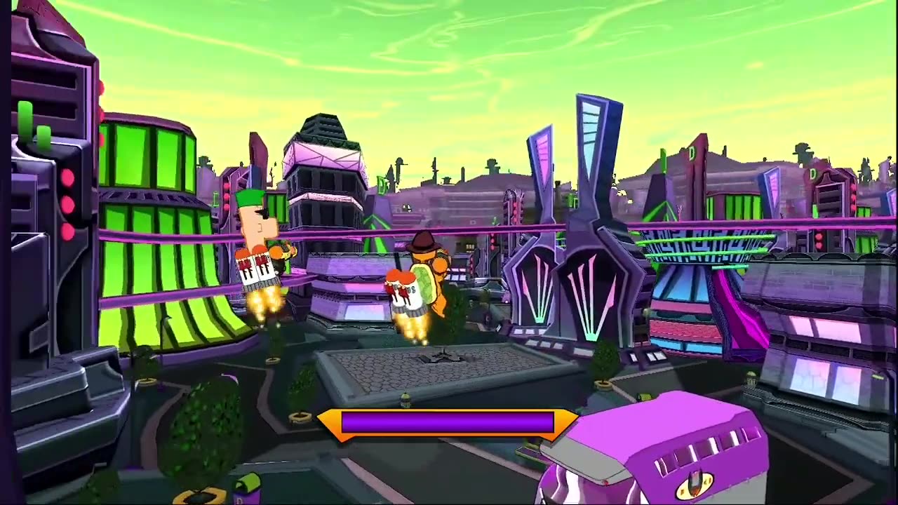Phineas and Ferb: Across the 2nd Dimension - Factory Flight