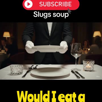Eat Slug Soup For $1,000,000 Yes or No? #slugs #viral #shorts #fyp #reels