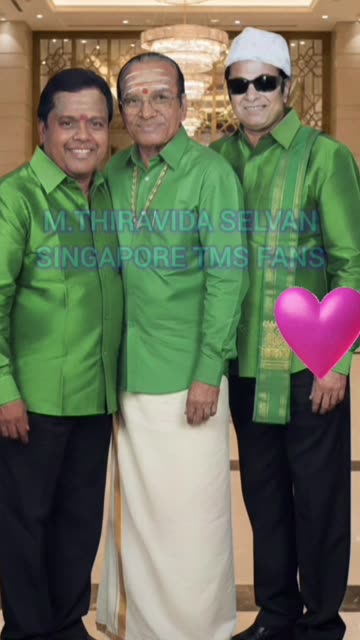TMS LEGEND M.THIRAVIDA SELVAN SINGAPORE TMS FANS 2026