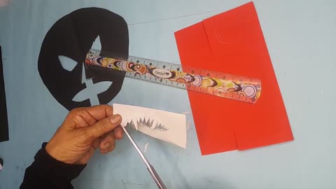 How to Make a Scary Paper Mask for Halloween | DIY Spooky Halloween Mask Craft