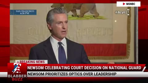 Newsom Celebrating Court Decision On National Guard