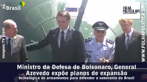 Ministro da Defesa de Bolsonaro, General Azevedo expõe planos de expansão tecnológica..