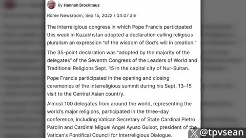 Satanist Pope Francis Declares Pedo Klaus Schwab Is 'More Important' Than Jesus Christ! [13.10.2023]