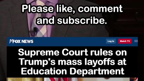 Supreme Court Rules for Trump on Mass Layoffs at Education Department