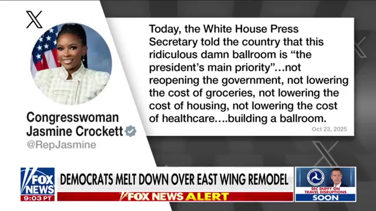 Leavitt SPARS with reporters over Trump's ballroom_ 'Is it a big story_'