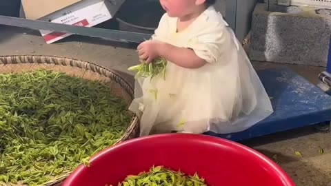 Angry cute baby