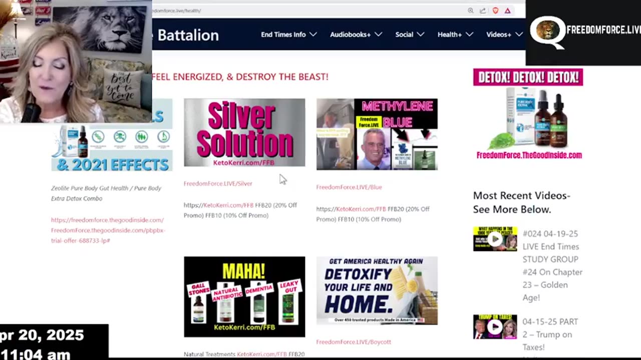 Trump's 17 Message! Military, Birthright, MS13, 10AM CST Sunday 4-20-25